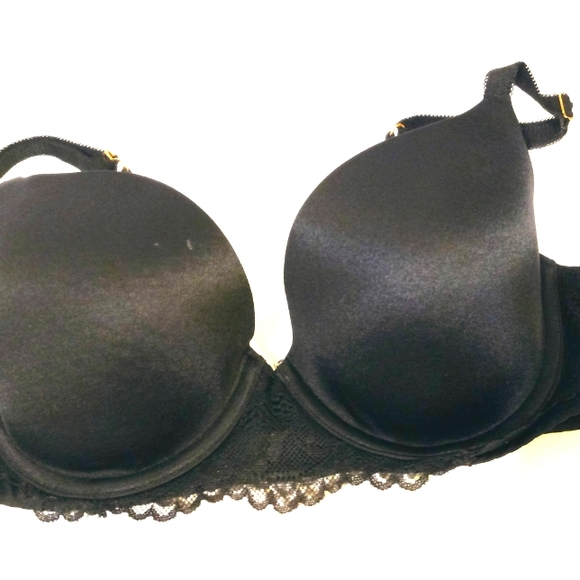 Savage x Fenty Black Lace Trim Bra 34C - Picture 1 of 1